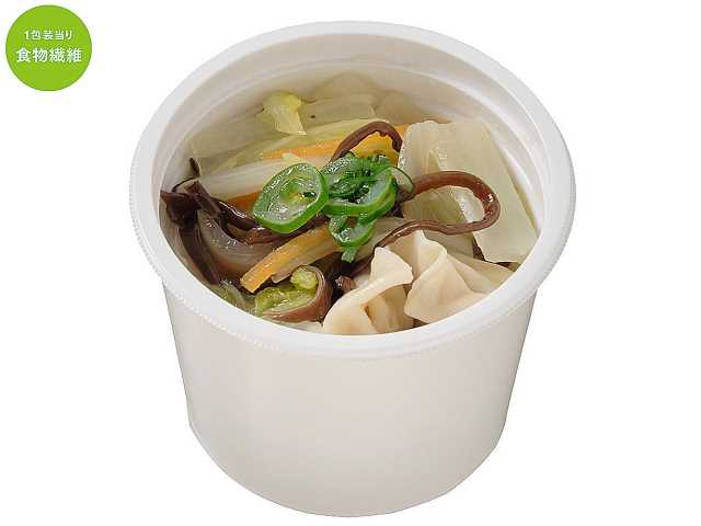 セブンイレブン 1/3日分の野菜 もっちり餃子スープ
