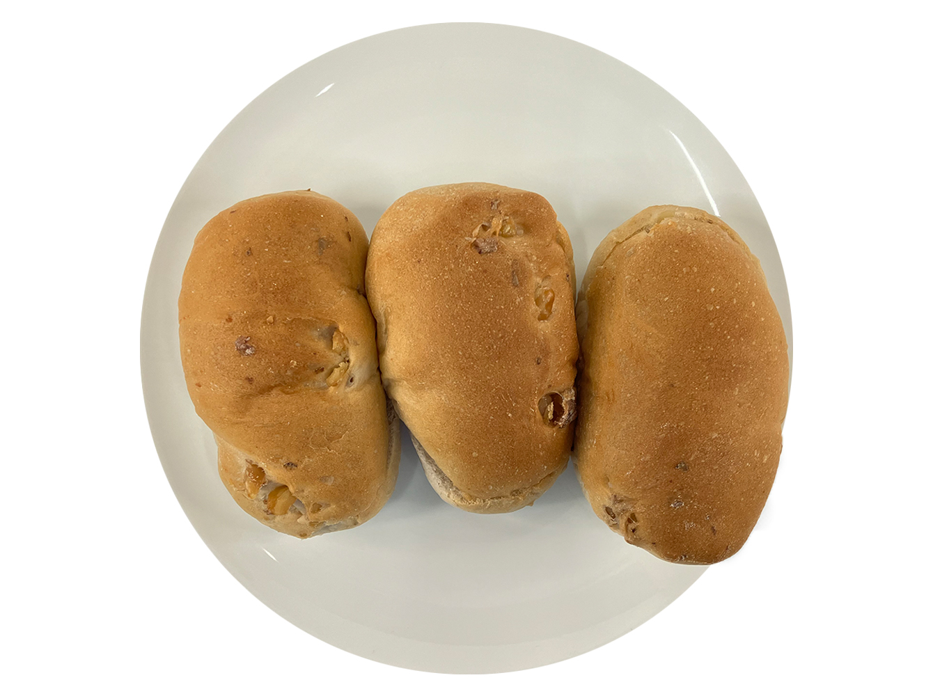 ７Ｐくるみ＆練乳　　　クリーム３個入 セブンイレブン (7-ELEVEN)