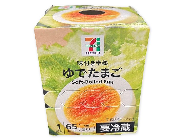 ７プレミアム味付き半熟ゆでたまご１個入 セブンイレブン (7-ELEVEN)
