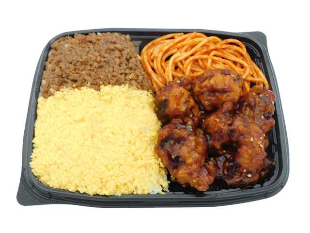 ピリ辛チキン＆鶏そぼろ弁当 セブンイレブン (7-ELEVEN)