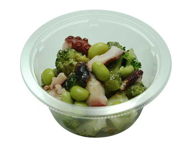 たことブロッコリー手摘みバジルのサラダ セブンイレブン