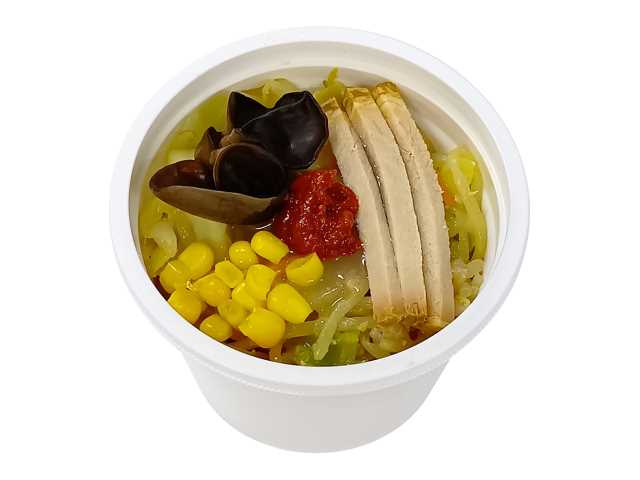 野菜を食べる味噌ラーメンスープ　辛みそ入り セブンイレブン (7-ELEVEN)