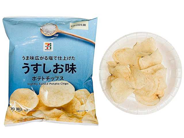 ７プレミアム　ポテトチップス　うすしお味 セブンイレブン (7-ELEVEN)