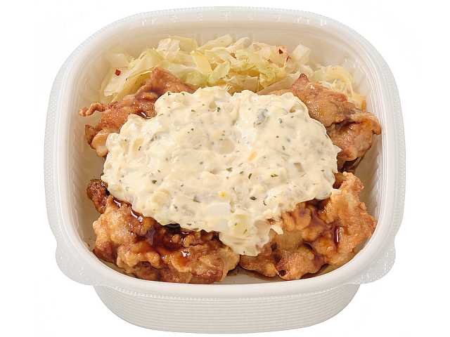 タルタルソースで食べる　唐揚げ丼 セブンイレブン (7-ELEVEN)
