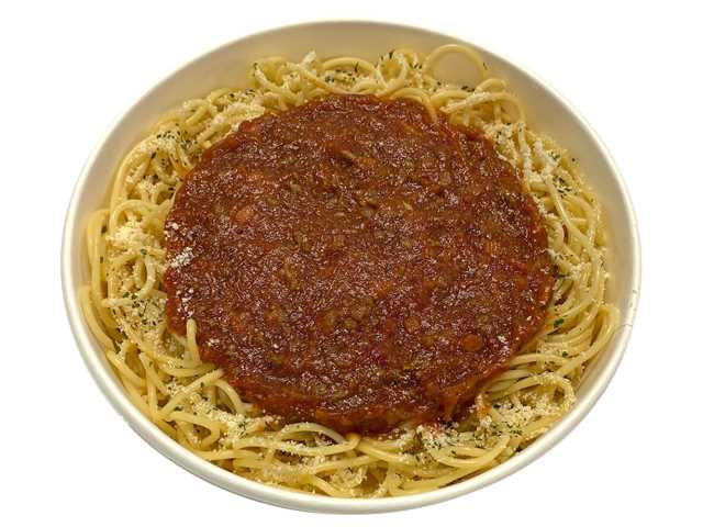 完熟トマトのミートソーススパゲティ セブンイレブン