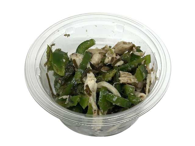 ぐしちゃんピーマンと蒸し鶏の昆布和え セブンイレブン (7-ELEVEN)