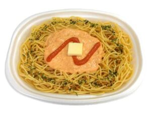 明太マヨネーズ大盛パスタ かねふく使用 セブン-イレブン