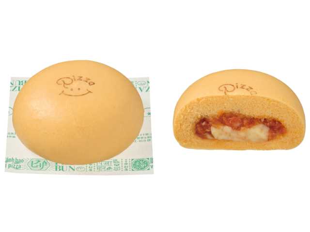 もちふわ×とろ～り　　ピザまん セブンイレブン (7-ELEVEN)