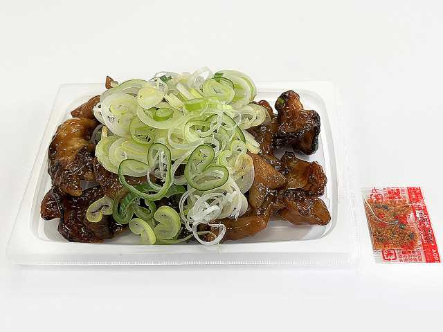 ねぎ盛り　甘口醤油だれの焼もつ セブンイレブン (7-ELEVEN)