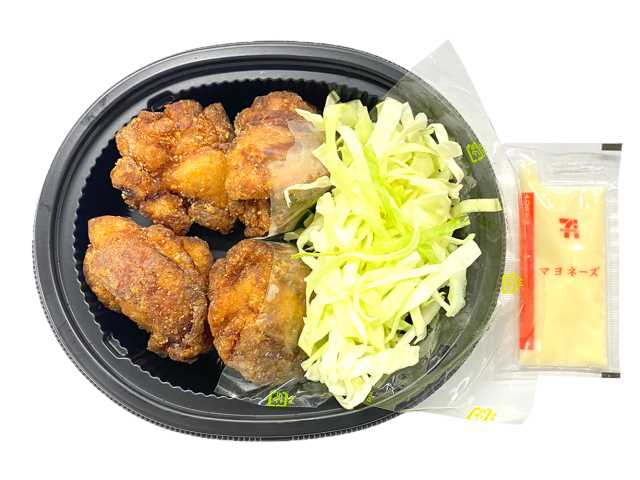 鶏もも肉の醤油から揚げ　マヨネーズ付き セブンイレブン (7-ELEVEN)