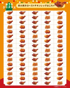 炭火焼きローストチキンレッグ話題になった場面：クリスマス前のSNS投稿 セブン-イレブン
