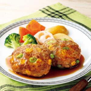 コーンと枝豆のハンバーグ（セブンミール ミールキット） セブン-イレブン