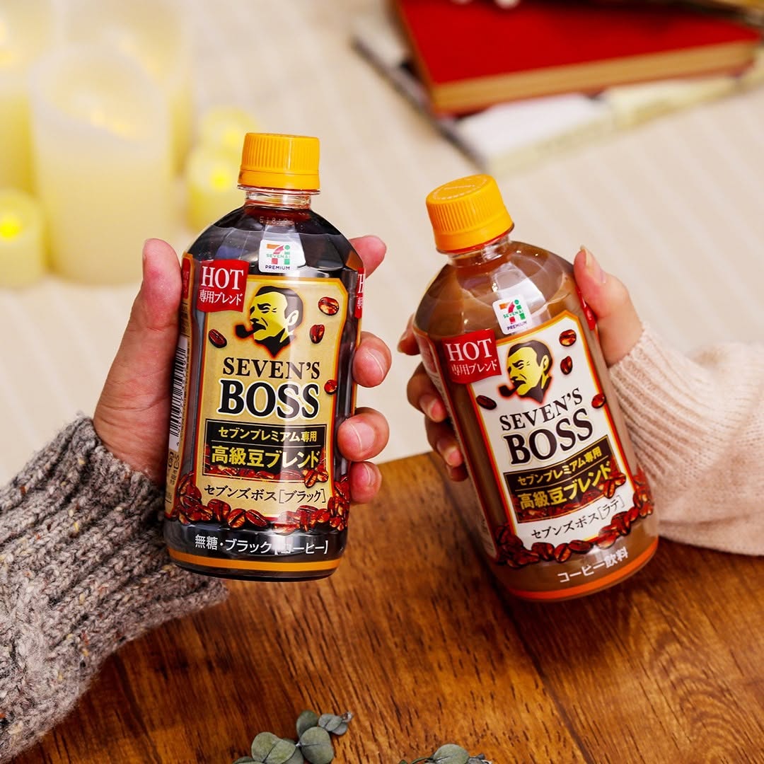 セブンイレブン】セブンズボスセブンズボスブラックセブンズボスラテボスBOSS珈琲コーヒーブラックコーヒーラテドリンクコンビニドリンクセブンプレミアム近くて便利セブンセブンイレブンseveneleven