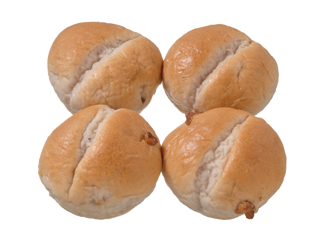 7P もっちり生地の くるみパン 4個入