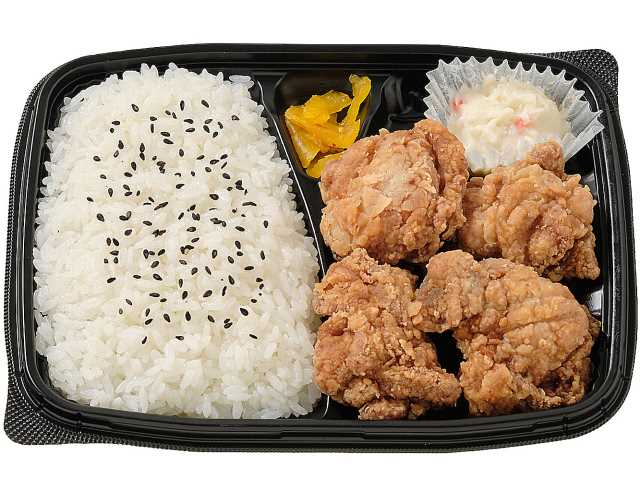 若鶏のにんにく醤油唐揚げ弁当 セブンイレブン (7-ELEVEN)