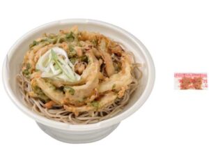 鰹出汁の旨味引き立つ かき揚げそば セブン-イレブン