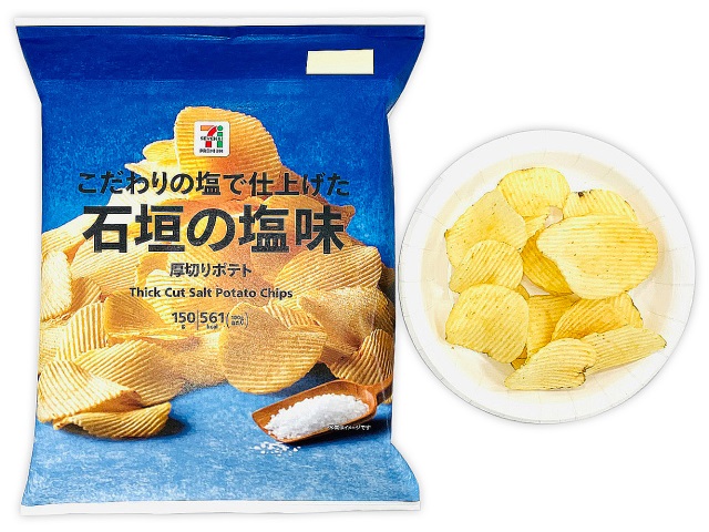 ７プレミアム　厚切りポテト　石垣の塩味 セブンイレブン (7-ELEVEN)