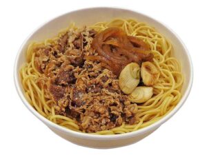 牛肉と玉ねぎの甘辛醤油スパゲティ セブン-イレブン