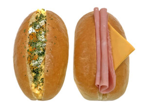 ミニロール（たまごサラダ＆ハムチーズ） セブン-イレブン