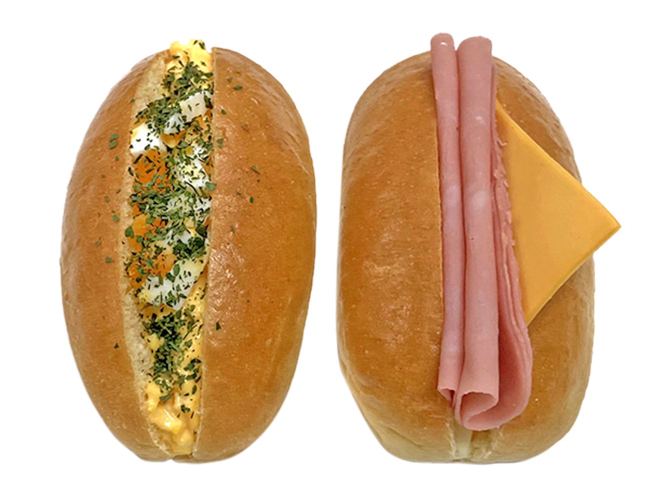 ミニロール（たまごサラダ＆ハムチーズ） セブンイレブン (7-ELEVEN)