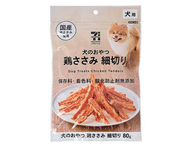 ７ＰＬ犬のおやつ　　　鶏ささみ細切り　８０ｇ セブンイレブン (7-ELEVEN)