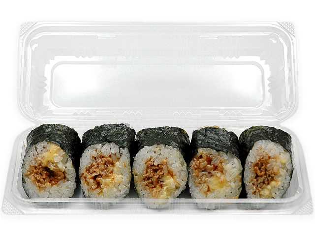 豚焼肉唐辛子マヨネーズ巻５巻 セブンイレブン (7-ELEVEN)