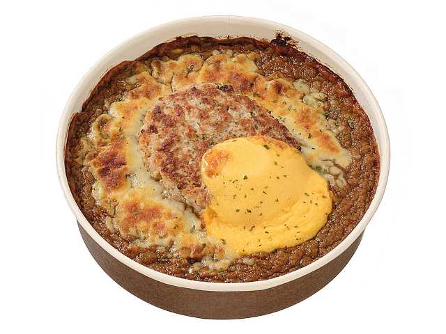 ハンバーグ焼きカレードリア