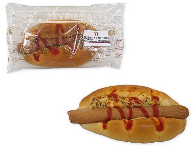 粗挽きポークソーセージマスタードマヨ セブンイレブン (7-ELEVEN)