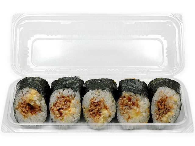 豚焼肉唐辛子マヨネーズ巻５巻 セブンイレブン (7-ELEVEN)