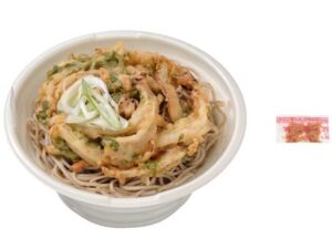静岡限定 かき揚げそば セブン-イレブン