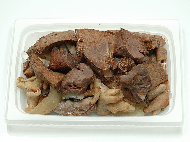 炭火焼き道産ホルモン　（ハツ・レバー入り） セブンイレブン (7-ELEVEN)