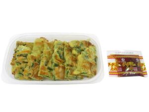 鉄板で焼いた にらチヂミ セブン-イレブン