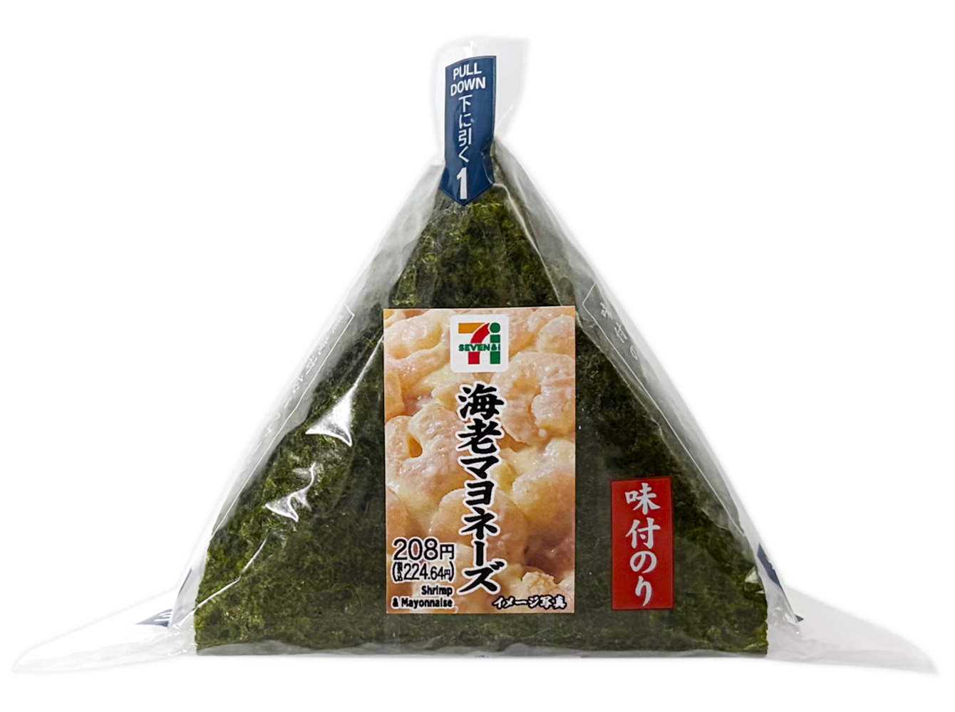 味付海苔海老マヨネーズこだわり卵のマヨネーズ セブンイレブン (7-ELEVEN)