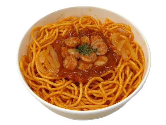 太麺仕立ての昔なつかしナポリタン