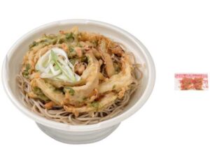 鰹出汁の旨味引き立つ かき揚げそば セブン-イレブン
