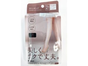 7PLパンスト2足 ブラック M-L セブン-イレブン