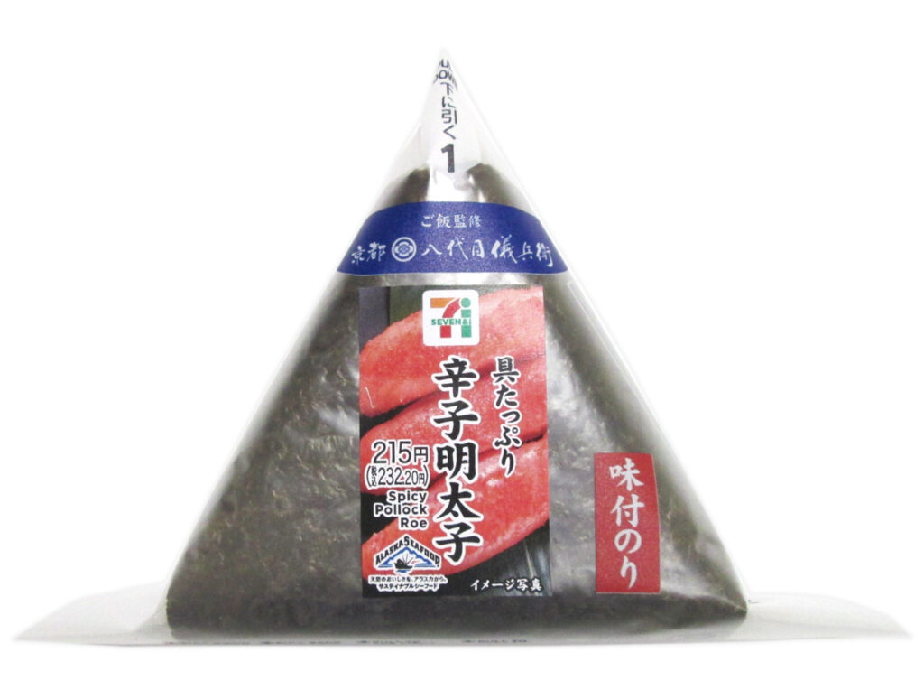 味付のり具たっぷり辛子明太子 セブンイレブン (7-ELEVEN)