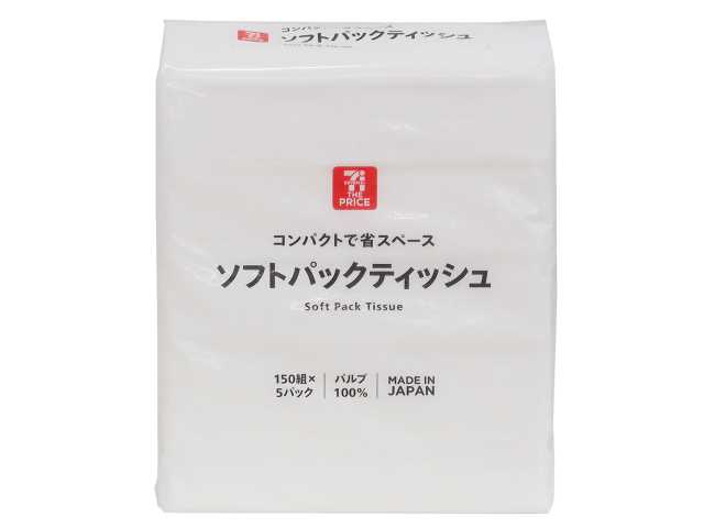 7TPソフトパックティッシュ 150組 5P