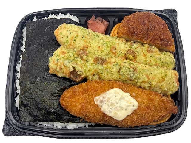 海苔弁当　ちくわ磯辺天２本入り セブンイレブン (7-ELEVEN)