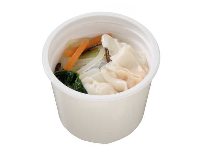 つるっと食感 旨塩海老ワンタンスープ