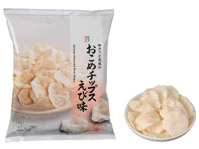 セブンプレミアム おこめチップスえび味