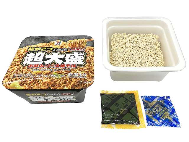 7プレミアム 超大盛お好みソース焼そば セブンイレブン