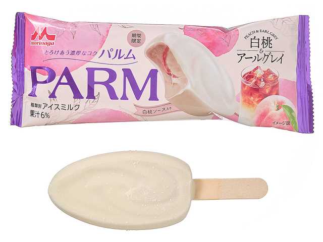 森永 パルム 白桃＆アールグレイ　セブンイレブン (7-ELEVEN)