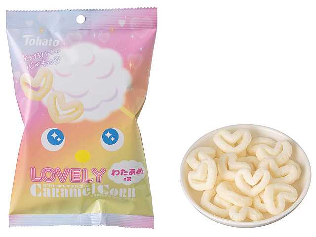 キャラメルコーン わたあめ味　セブンイレブン (7-ELEVEN)