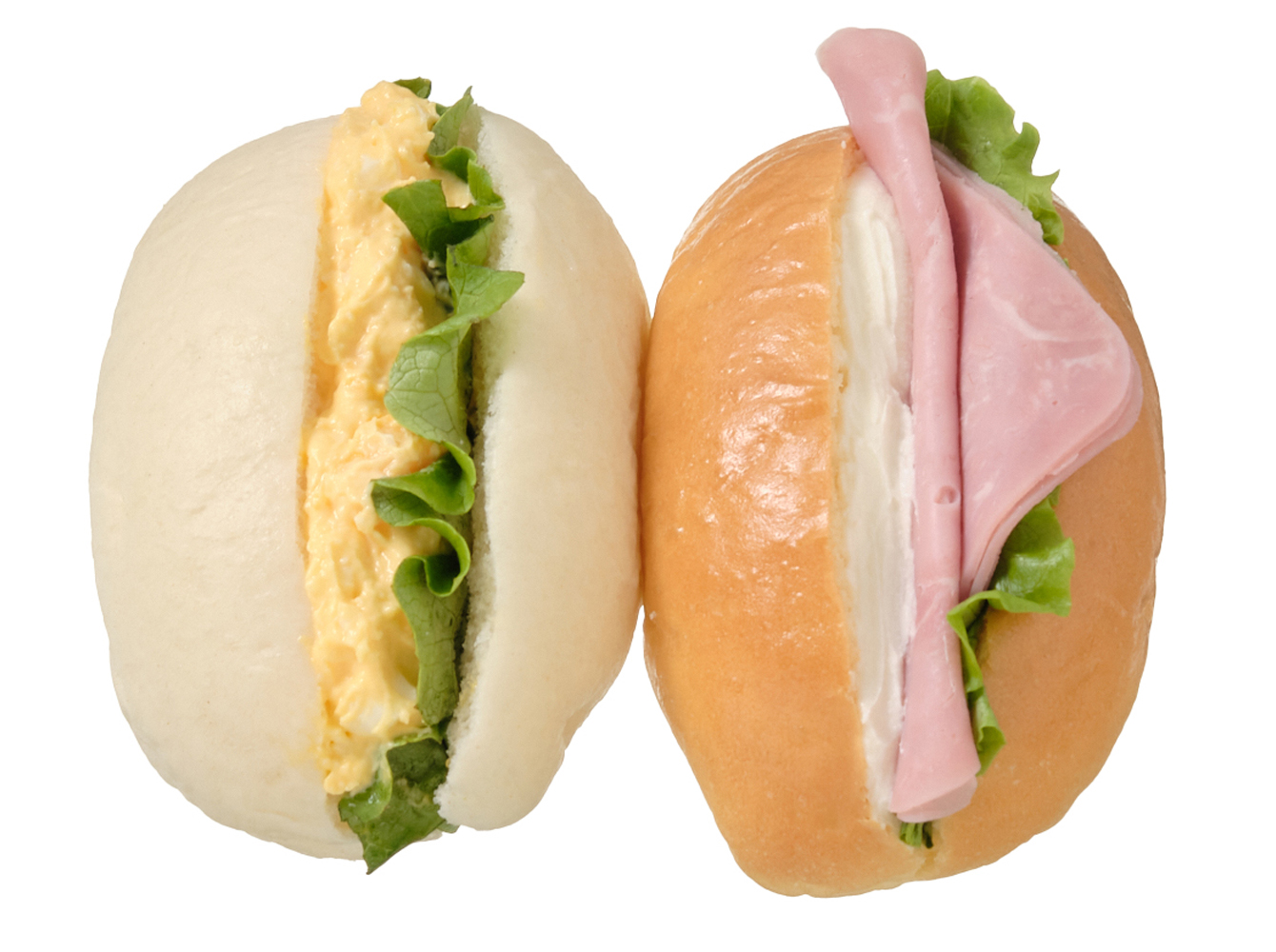 ミニロールたまごサラダ＆ハムチーズ　セブンイレブン (7-ELEVEN)