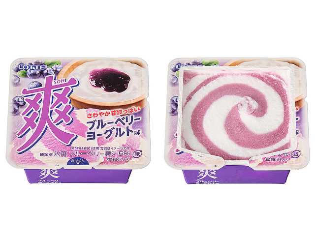 爽 ブルーベリーヨーグルト味　セブンイレブン (7-ELEVEN)