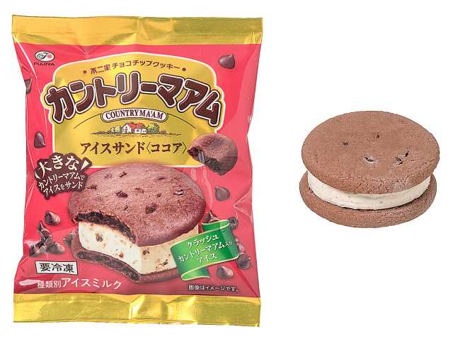 カントリーマアムアイスサンドココア　セブンイレブン (7-ELEVEN)