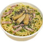 たけのことベーコンの和風パスタ