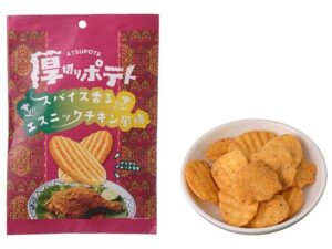ｕｋｋａ 厚切りポテトチップス エスニックチキン風味 セブン-イレブン