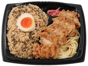 半熟煮玉子めしと油淋鶏 セブン-イレブン